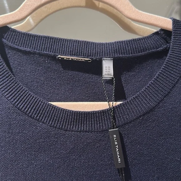 Elie Tahari dark blue dress - Picture 6 of 9